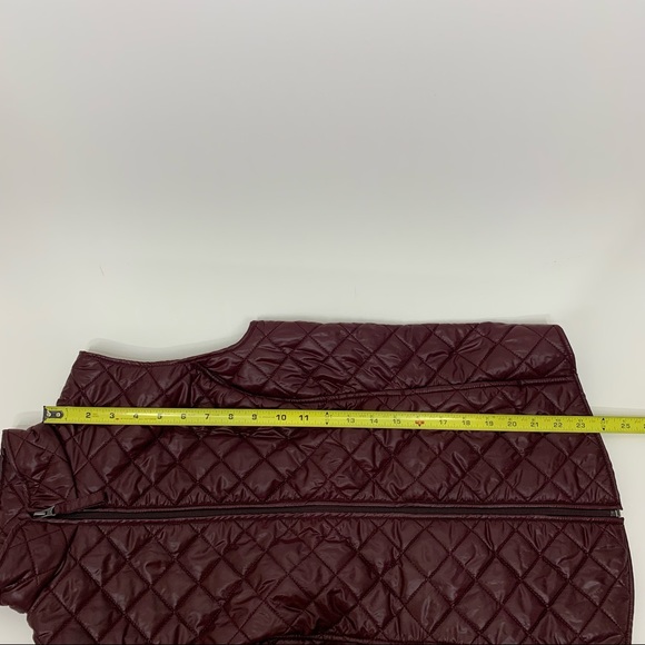 Van Heusen Raisin Plum Purple Lightweight Quilted Vest Understated Puffer Nwt XS - Picture 14 of 14